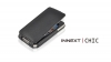 INNEXT CHIC Leather Case for iPhone 4 掀蓋站立式皮套(十字紋)(適用iPhone 4S)