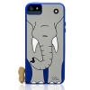 CASE-MATE CREATURE iPhone 5 立體矽膠保護殼 (藍色大象)