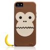 CASE-MATE CREATURE iPhone 5 立體矽膠保護殼 (褐色香蕉猴)